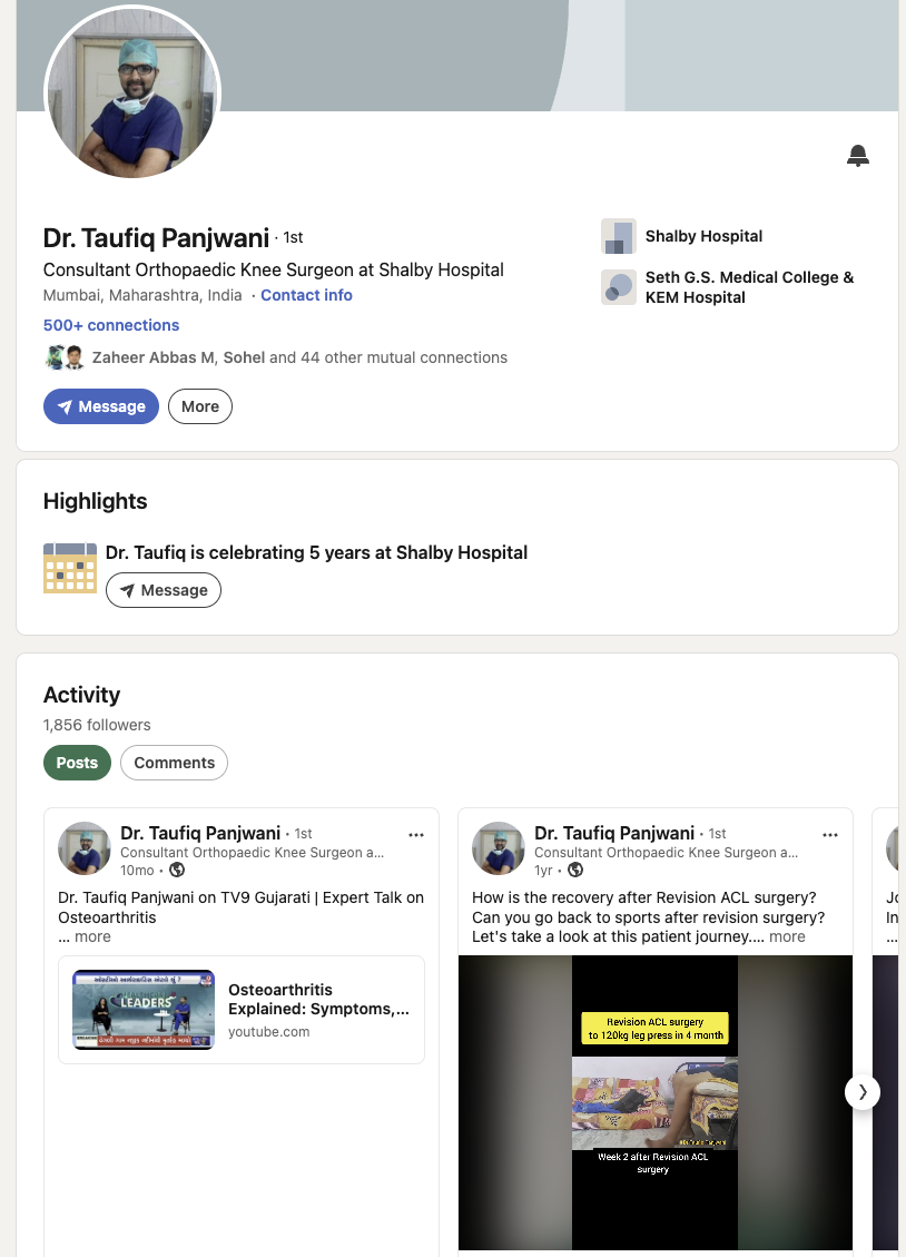 Dr Taufiq Panjwani